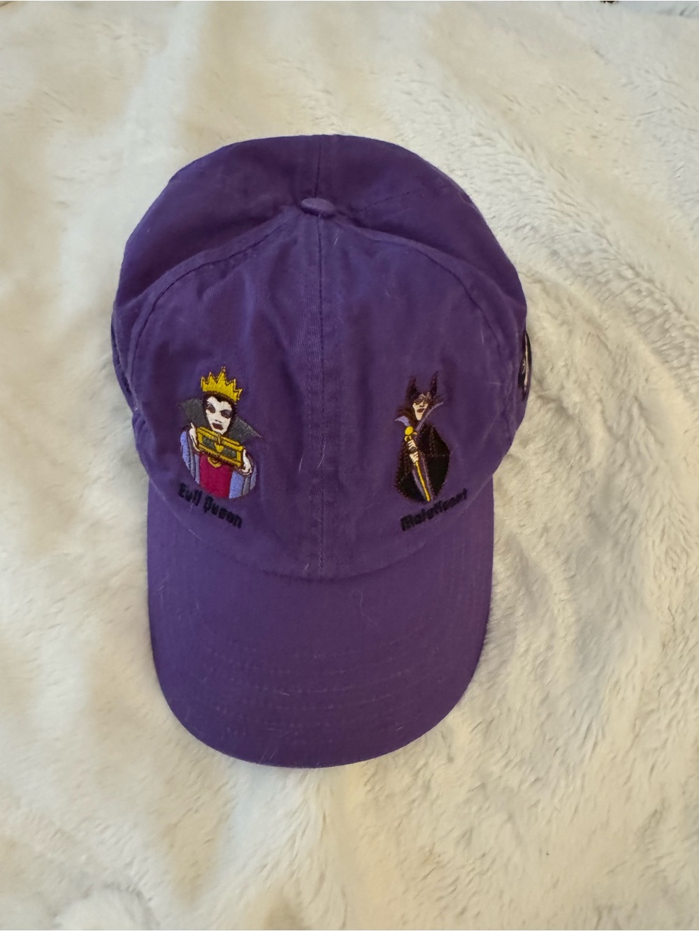 Disney Purple Villains Embroidered Baseball Hat